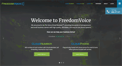 Desktop Screenshot of freedomvoice.com