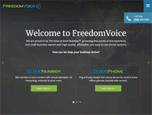 Tablet Screenshot of freedomvoice.com